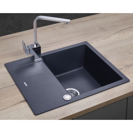Concept DG05C45DG - кухненска мивка CUBIS 50x62 см, гранит, тъмносив
