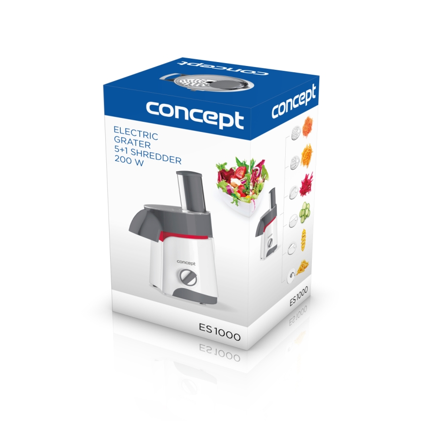 Concept ES1000 - Електрическо ренде 200W/230V бяло/сиво