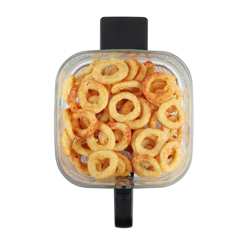 Concept FR5500 - Еър фрайър GLASS & FAST 5,5 l 1200W/230V черен