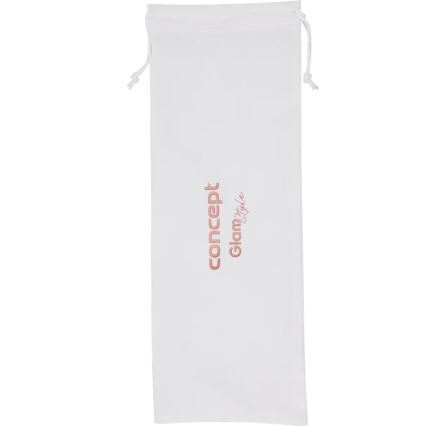 Concept KK2125 - Конусна маша за коса GLAM STYLE 42W/230V бял/розово злато