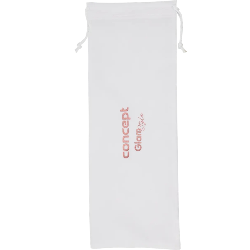 Concept KK2125 - Конусна маша за коса GLAM STYLE 42W/230V бял/розово злато