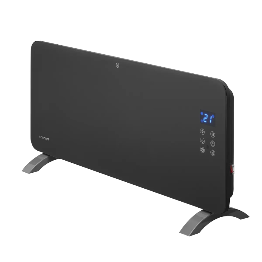 Concept KS4100 - Умен електрически конвектор/нагревател 1000/2000W Wi-Fi IP24 сив