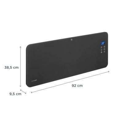 Concept KS4100 - Умен електрически конвектор/нагревател 1000/2000W Wi-Fi IP24 сив