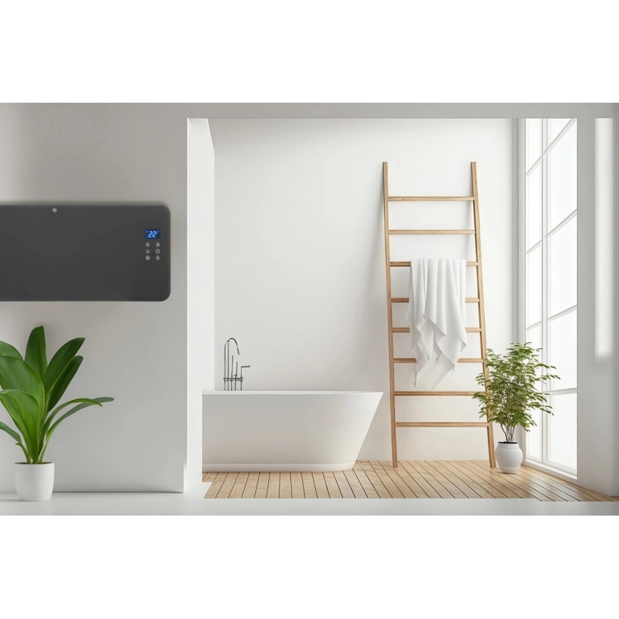 Concept KS4100 - Умен електрически конвектор/нагревател 1000/2000W Wi-Fi IP24 сив