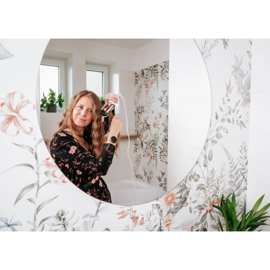 Concept KT2140 - Маша за къдрици с три цеви GLAM STYLE 100W/230V бяла/розово злато