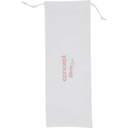 Concept KT2140 - Маша за къдрици с три цеви GLAM STYLE 100W/230V бяла/розово злато