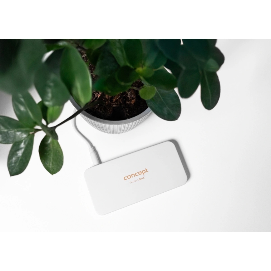 Concept KZ2010 - LED джобно козметично огледало PERFECT SKIN LED/1,5W/5V 4500-5500K 300 mAh бяло