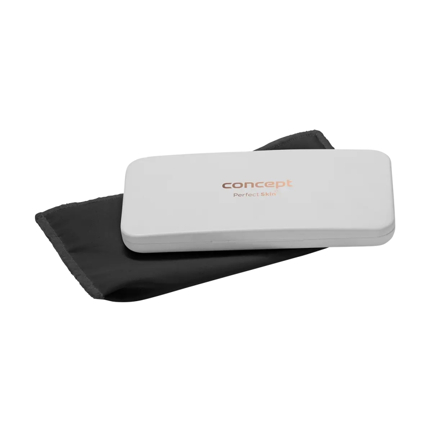 Concept KZ2010 - LED джобно козметично огледало PERFECT SKIN LED/1,5W/5V 4500-5500K 300 mAh бяло