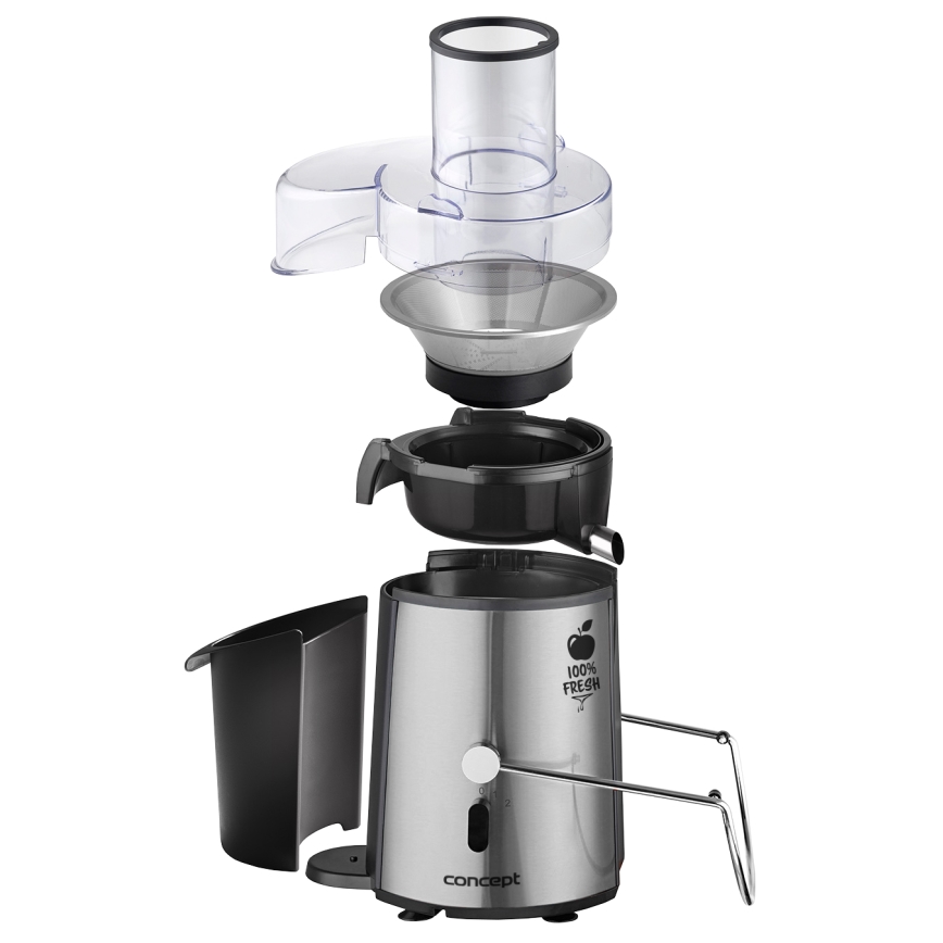 Concept LO7026 - Центробежна сокоизстисквачка 1000W/230V черен/неръждаем