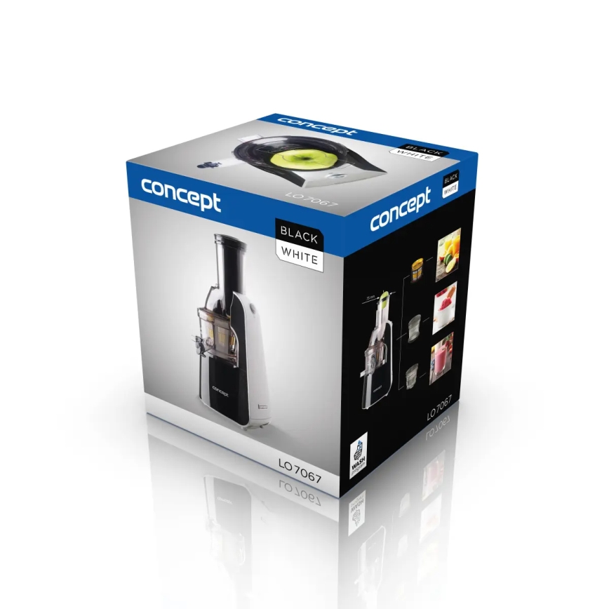 Concept LO7067 - Шнекова сокоизстисквачка 3 в 1 240W/230V черна