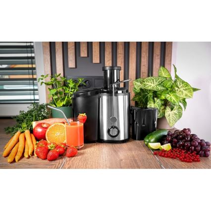 Concept LO7095 - Центробежна сокоизстисквачка 1000W/230V черно/неръждаема стомана