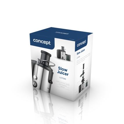 Concept LO7095 - Центробежна сокоизстисквачка 1000W/230V черно/неръждаема стомана