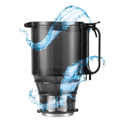 Concept LO7120 - Бавнооборотна сокоизстисквачка JUICY 250W/230V сив