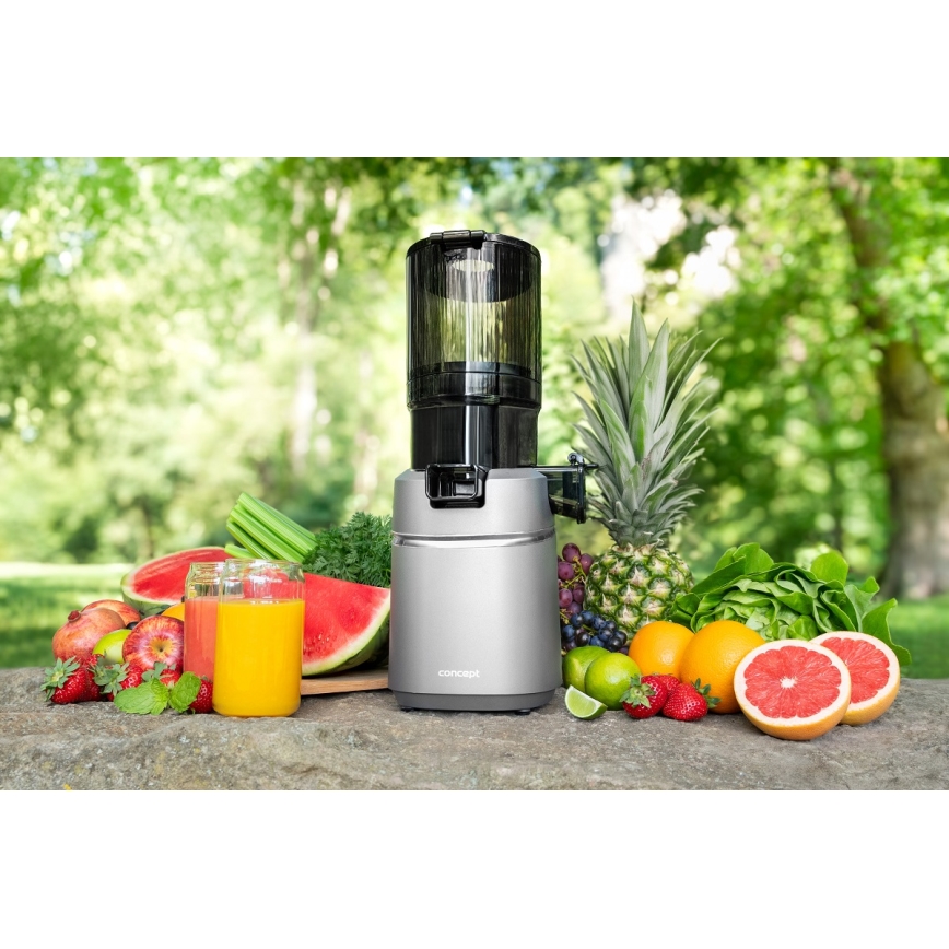 Concept LO7120 - Бавнооборотна сокоизстисквачка JUICY 250W/230V сив