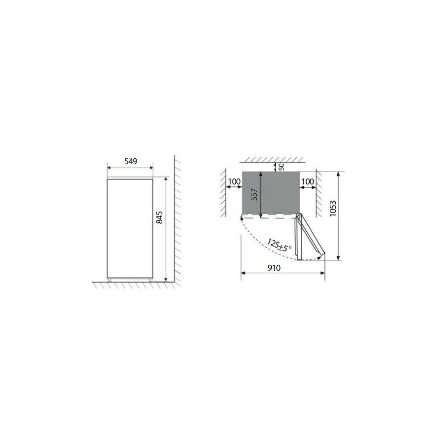 Concept MZ2355bc - Фризер с чекмеджета 85 л, черен
