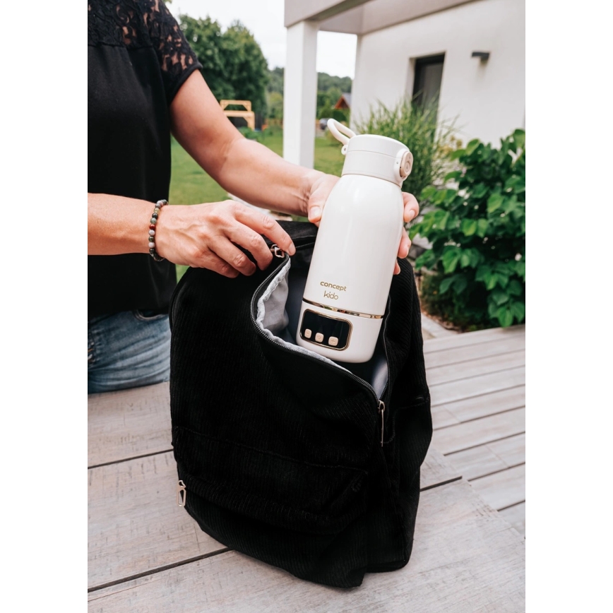 Concept OC4000 - Преносим нагревател за вода и мляко KIDO 500 ml 36W/7,4V 5000 mAh бежов