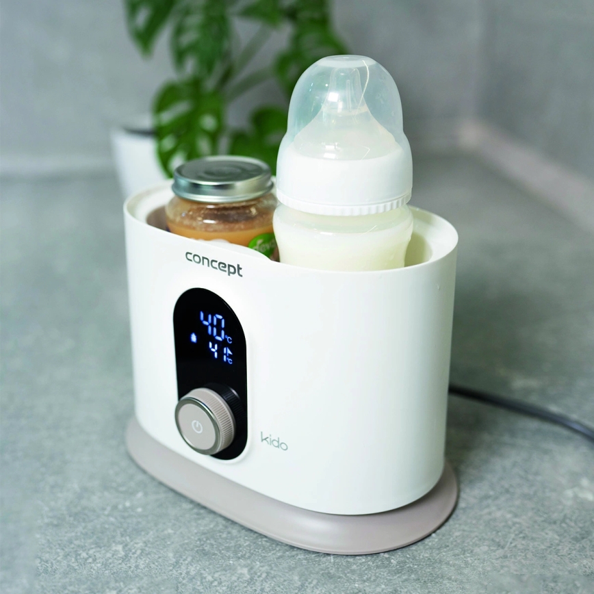 Concept OL4010 - Подгрявач за шишета 3 в 1 KIDO 200W/230V бял