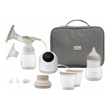 Concept OM4000 - Електрическа помпа за изцеждане на мляко 2 в 1 KIDO бяла