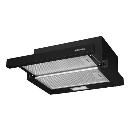 Concept OPV3150bc - Изтеглящ се аспиратор 49,5 см, черен