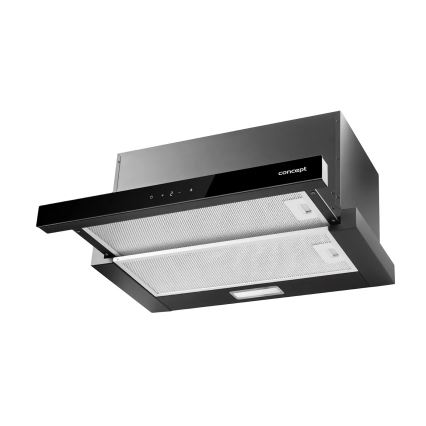Concept OPV3860bc - Телескопичен аспиратор 60 см, черен