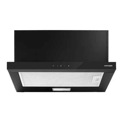 Concept OPV3860bc - Телескопичен аспиратор 60 см, черен