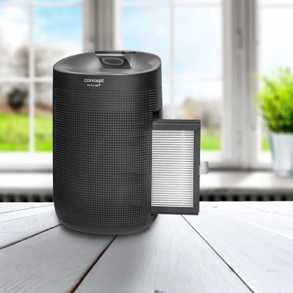 Concept OV1210 - Осушител и пречиствател на въздуха PERFECT AIR 1 л 45W/230V черен