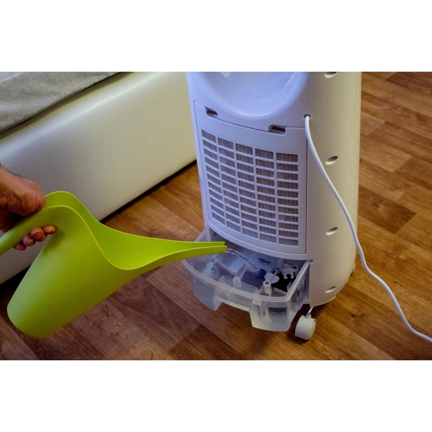 Concept OV5220 - Мултифункционален преносим въздушен охладител 4в1 5 л 80W/230V бял + дистанционно управление