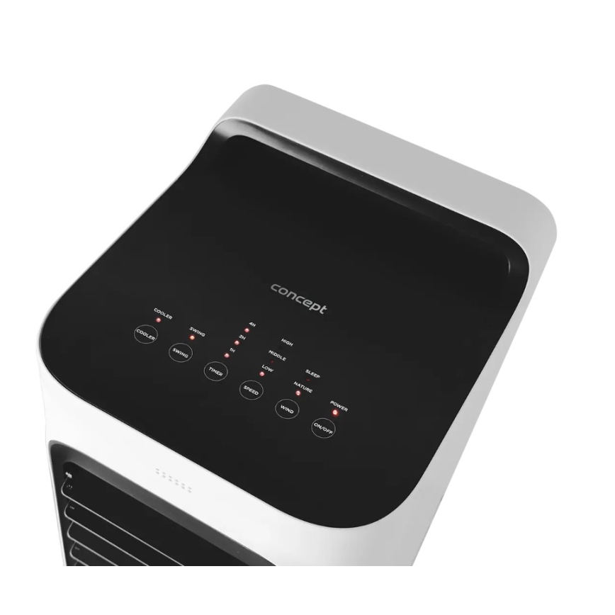 Concept OV5230 - Преносим въздушен охладител 2в1 6 л 80 W/230 V бял + дистанционно управление