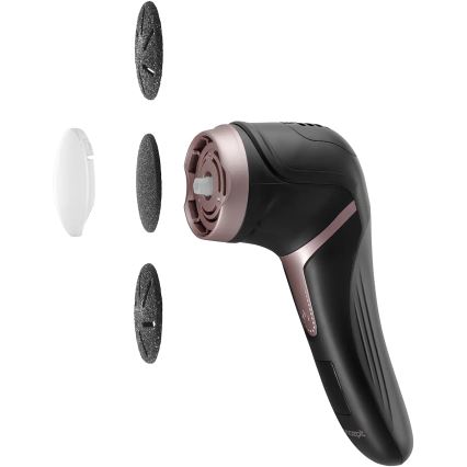 Concept PN3020 - Електрическа пила за пети PERFECT SKIN 5V 1200 mAh IPX6 черна/розово-златиста