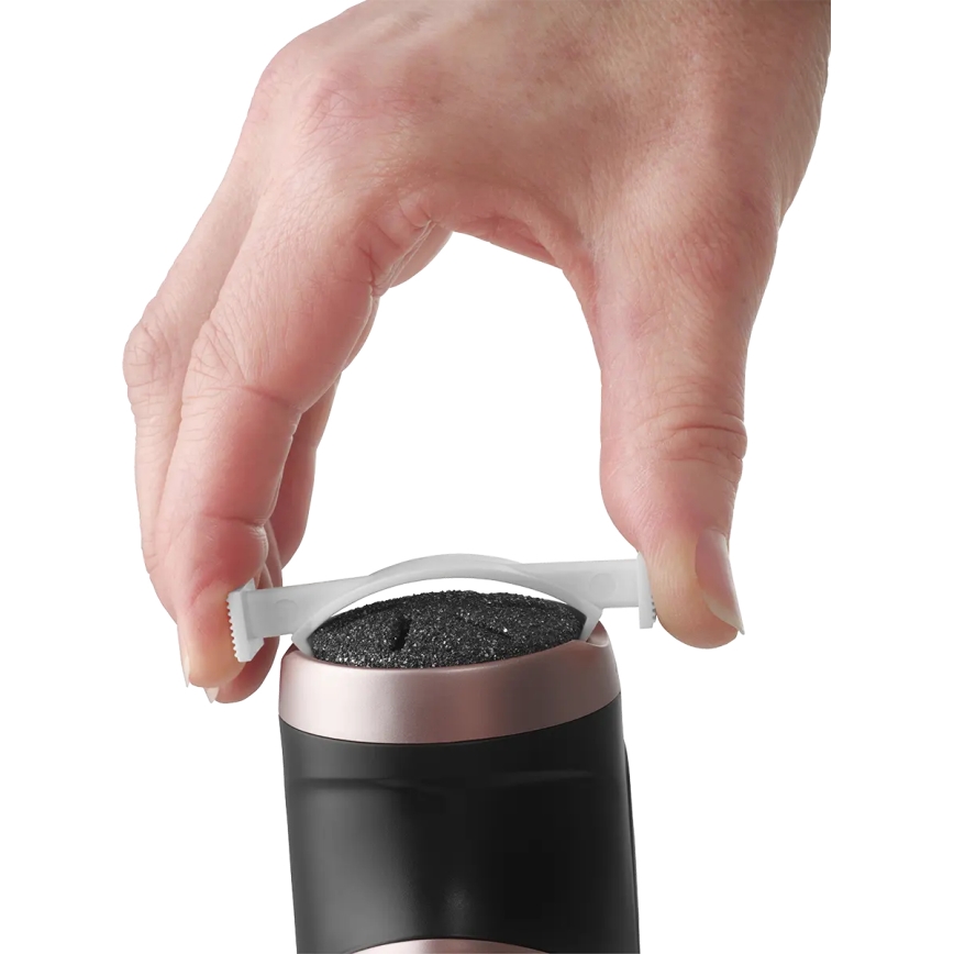 Concept PN3020 - Електрическа пила за пети PERFECT SKIN 5V 1200 mAh IPX6 черна/розово-златиста