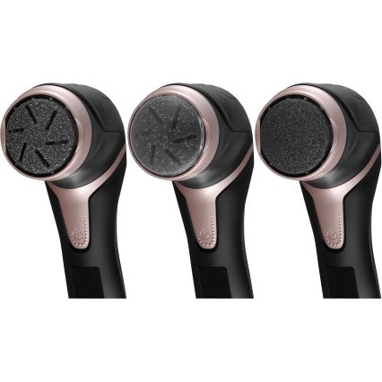 Concept PN3020 - Електрическа пила за пети PERFECT SKIN 5V 1200 mAh IPX6 черна/розово-златиста