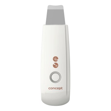 Concept PO2030 - Козметична ултразвукова шпатула PERFECT SKIN 2,5W/5V USB 600 mAh бял