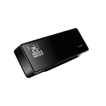 Concept QH4001 - Електрически нагревател 1000/2000W IP22 черен + дистанционно управление