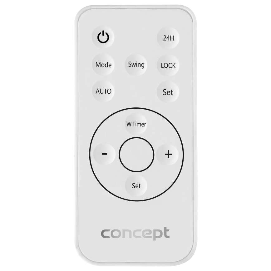 Concept QH4100 - Електрически нагревател 1000/2000W, Wi‑Fi, IP22, сив, с дистанционно управление