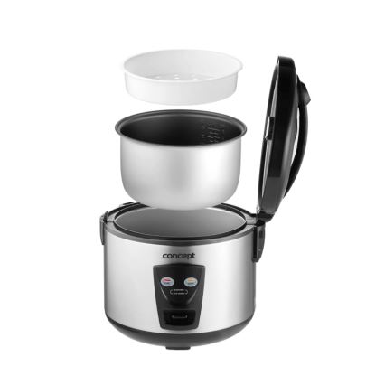 Concept RE2020 - Оризоварка 2 в 1 650W/230V 1,5 l неръждаема стомана/черна