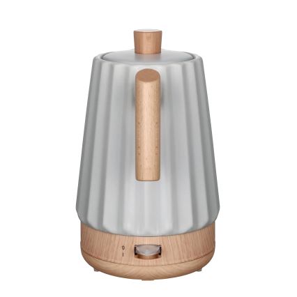 Concept RK0091 - Електрическа кана 1,5 л 1500W/230V светлосива/имитация на дърво/керамика