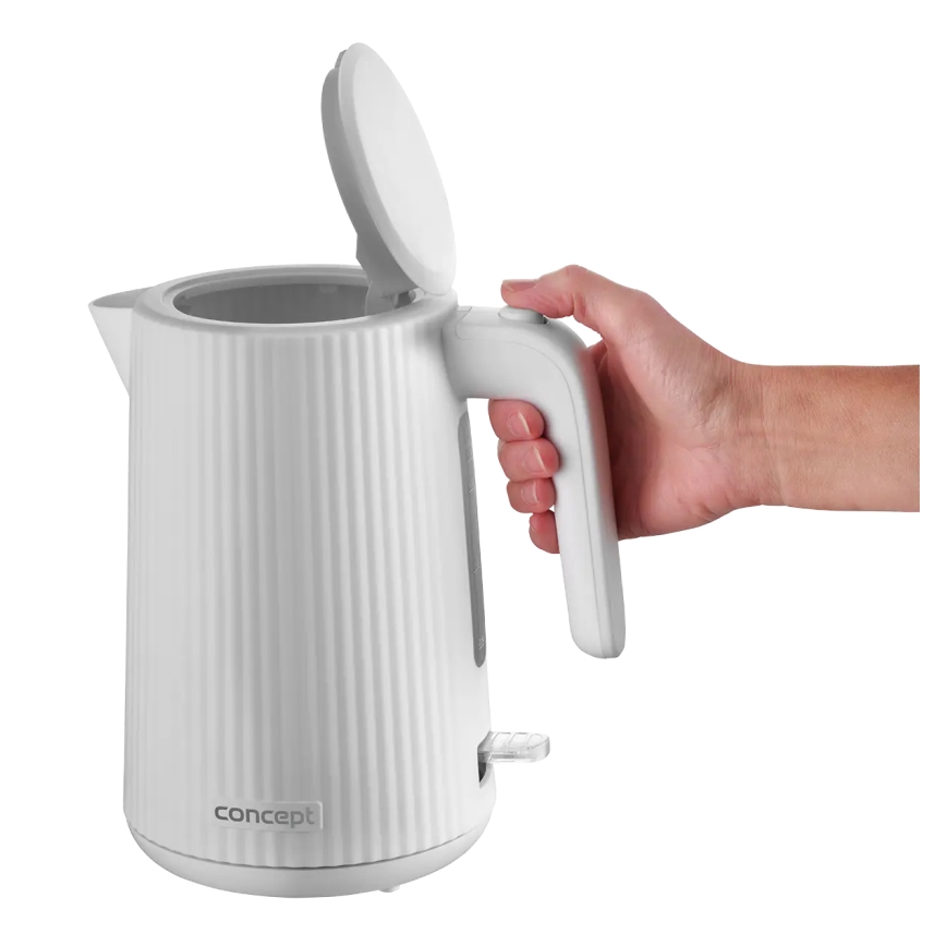 Concept RK2390 - Електрическа кана 1,7 l 2200W/230V бяла
