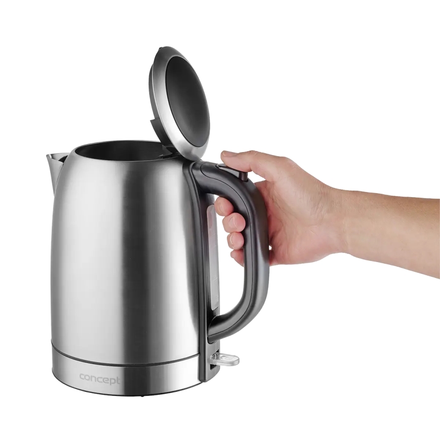 Concept RK3240 - Електрическа кана 1,7 л 2200 W/230 V от неръждаема стомана