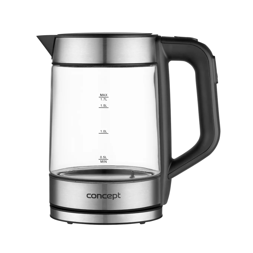 Concept RK4067 - Електрическа кана с терморегулация 1,7 l 2200W/230V неръждаема стомана
