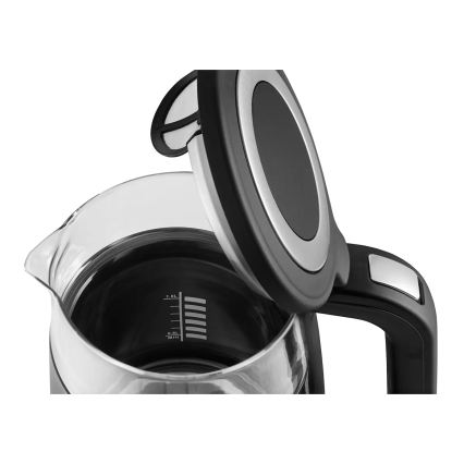 Concept RK4100 - Електрическа кана с терморегулация 1,7 l 2200W/230V черна