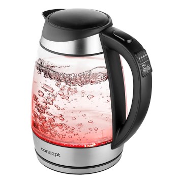Concept RK4120 - Електрическа кана с терморегулация 1,7 l 2200W/230V неръждаема стомана