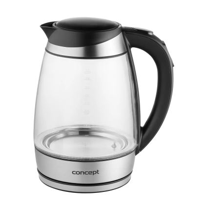 Concept RK4120 - Електрическа кана с терморегулация 1,7 l 2200W/230V неръждаема стомана