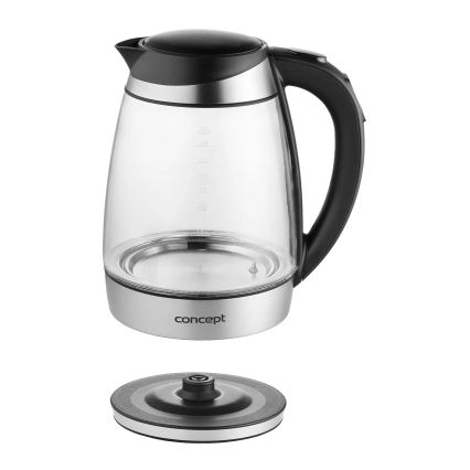 Concept RK4120 - Електрическа кана с терморегулация 1,7 l 2200W/230V неръждаема стомана