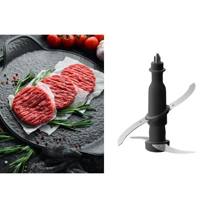 Concept RM3300 - Кухненски робот с ренде 1000W/230V черен/неръждаем