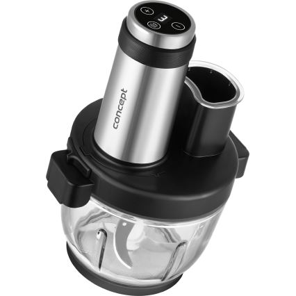 Concept RM3300 - Кухненски робот с ренде 1000W/230V черен/неръждаем