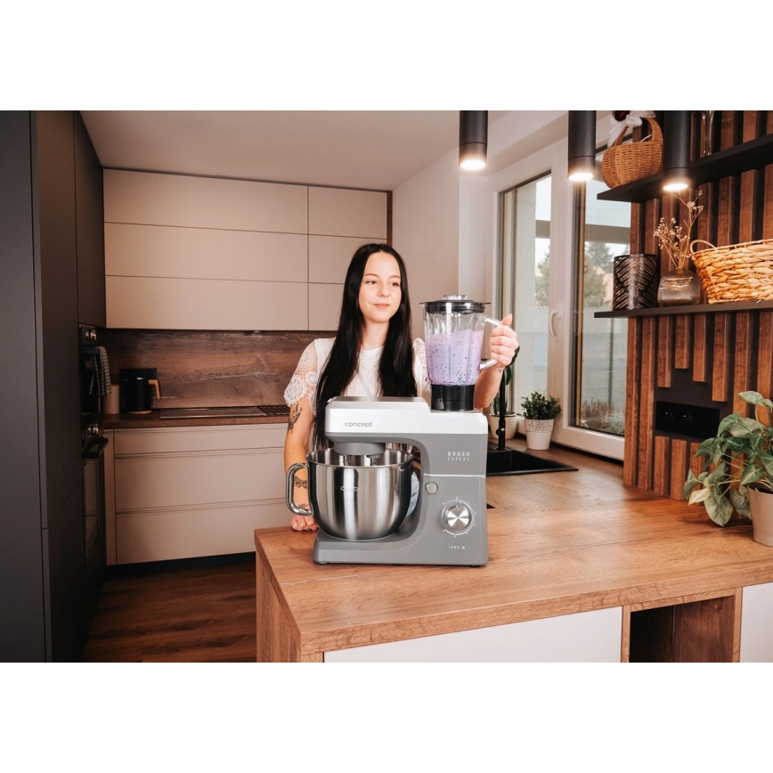 Concept RM6000 - Кухненски планетарен робот  DOUGH EXPERT 1900W/230V антрацит/неръждаема стомана