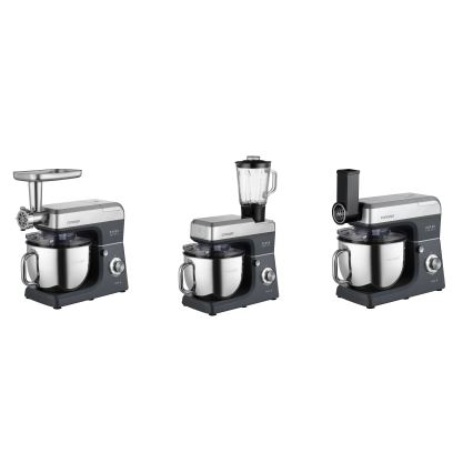 Concept RM6000 - Кухненски планетарен робот  DOUGH EXPERT 1900W/230V антрацит/неръждаема стомана
