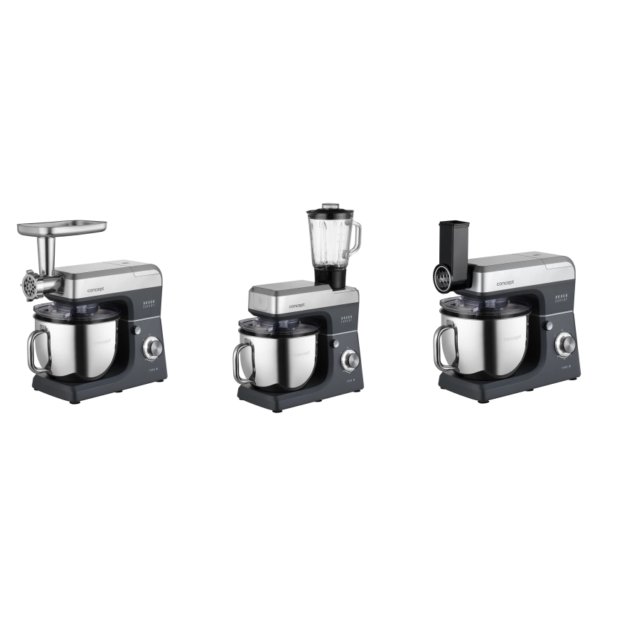 Concept RM6000 - Кухненски планетарен робот  DOUGH EXPERT 1900W/230V антрацит/неръждаема стомана