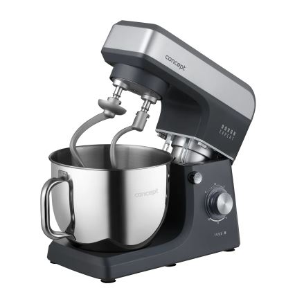 Concept RM6010 - Кухненски планетарен робот DOUGH EXPERT 1900W/230V антрацит/неръждаема стомана