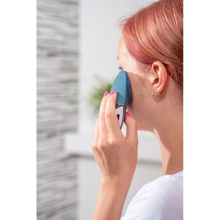 Concept SK9100 - Почистваща четка за лице SONIVIBE 2W/5V 250 mAh IPX7 синя